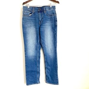 OLD NAVY Mens 30x30 Medium Wash Built-In Flex Straight Leg Jeans XX17